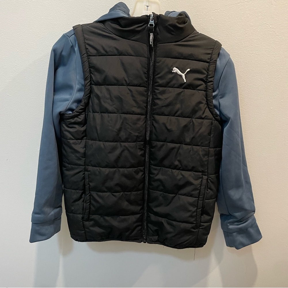 Puma Black/Blue Jacket size M (10-12)